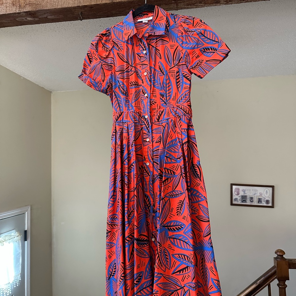 Buttoned Shirt Dress
